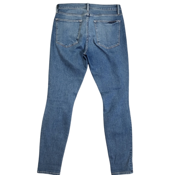 FRAME Le High Skinny Jeans - Distressed Medium Wash - 30 (10) - Picture 3 of 9